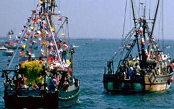 The Blessing of the Fleet in Narragansett, RI