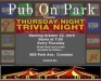 Thursday Night Trivia at Pub on Park ! 