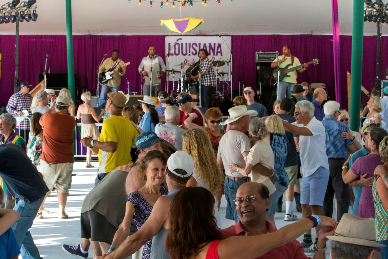 Dance Tent at the 2015 Rhythm and Roots Festival